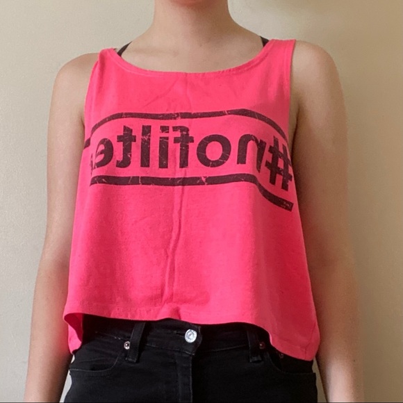 Conquer the Beauty small pink #nofilter tank top - Picture 2 of 2
